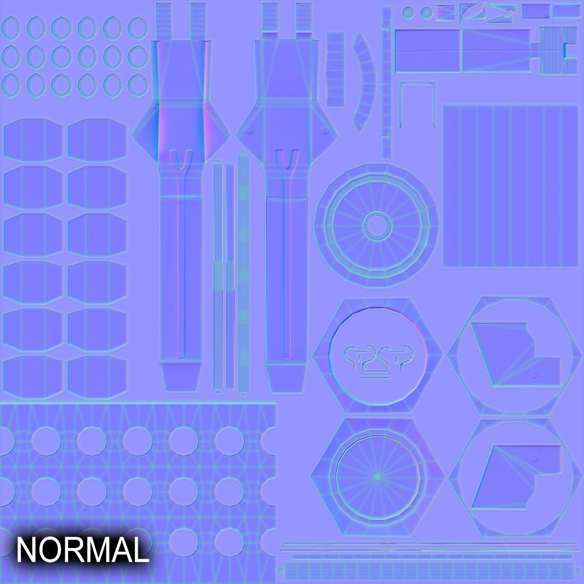 M84 Stun Grenade Low-poly 3D model_18