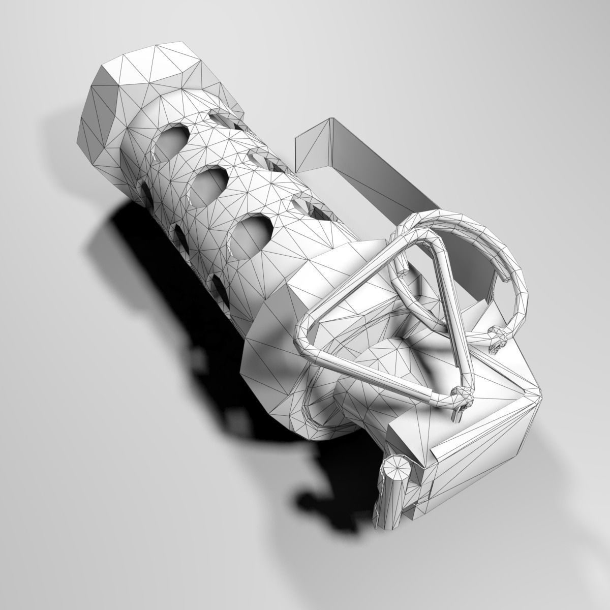 M84 Stun Grenade Low-poly 3D model_16