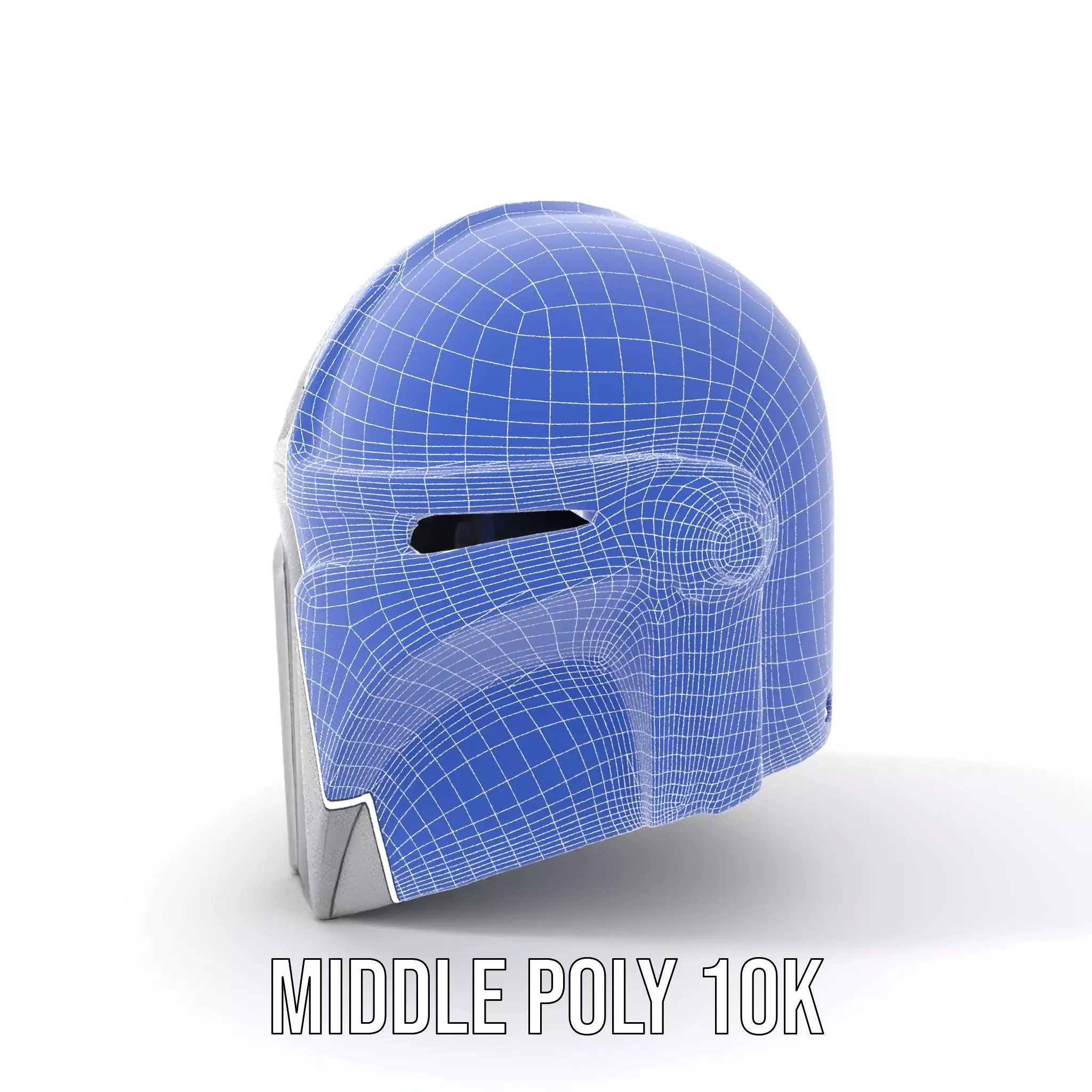 Metallic SciFi Helmet model pack Low-poly 3D model_24