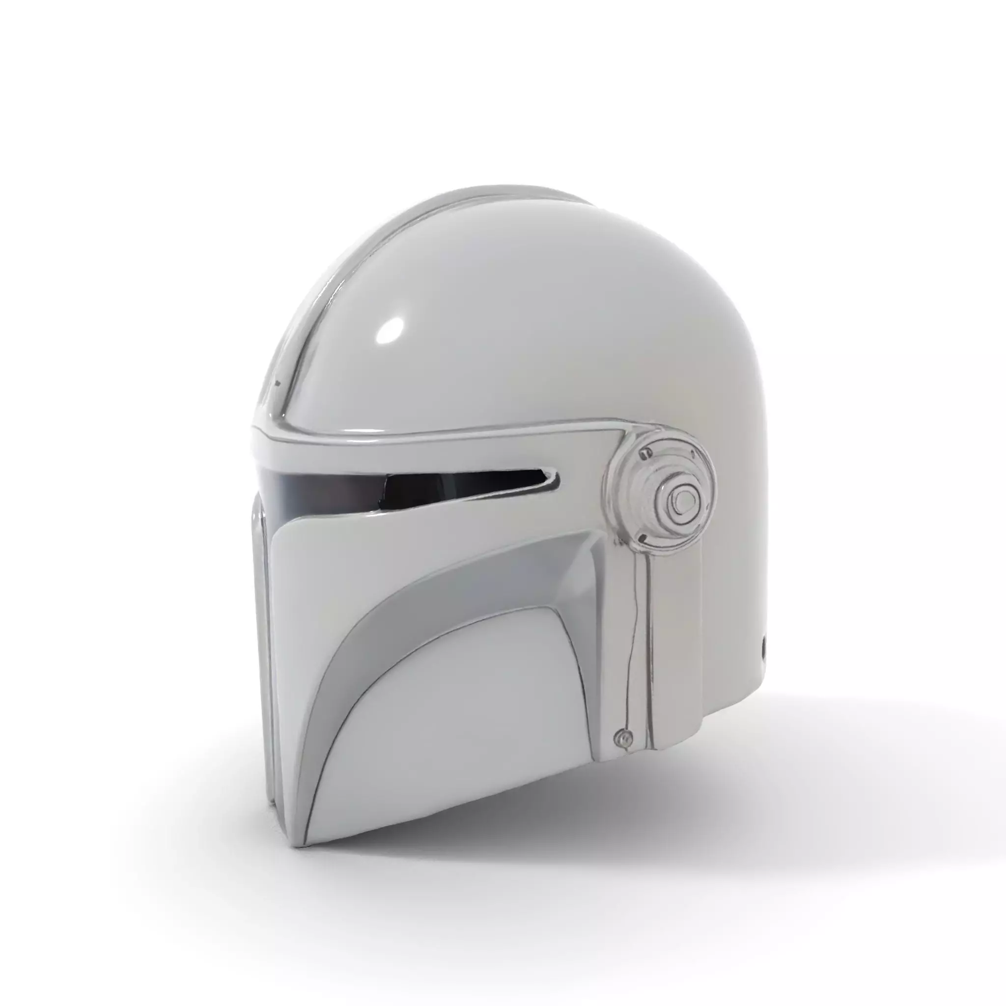 Metallic SciFi Helmet model pack Low-poly 3D model_0