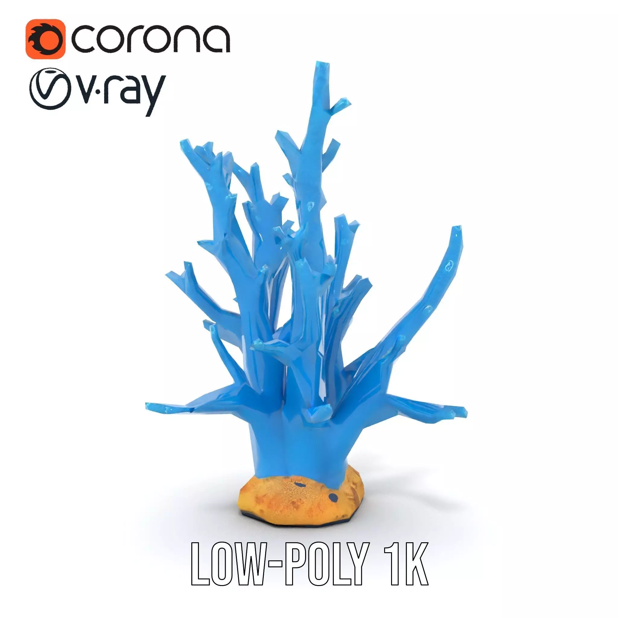 Azure Coral Reef model pack Low-poly 3D model_27