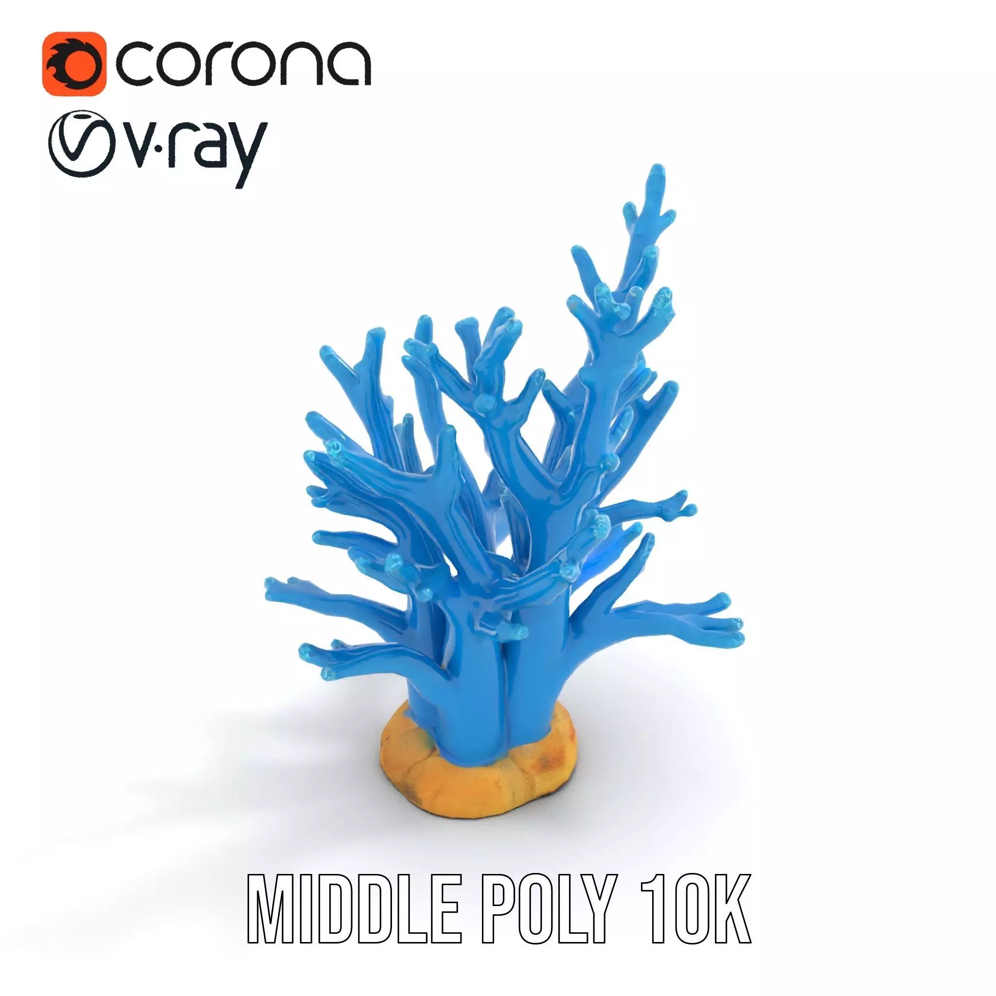 Azure Coral Reef model pack Low-poly 3D model_6