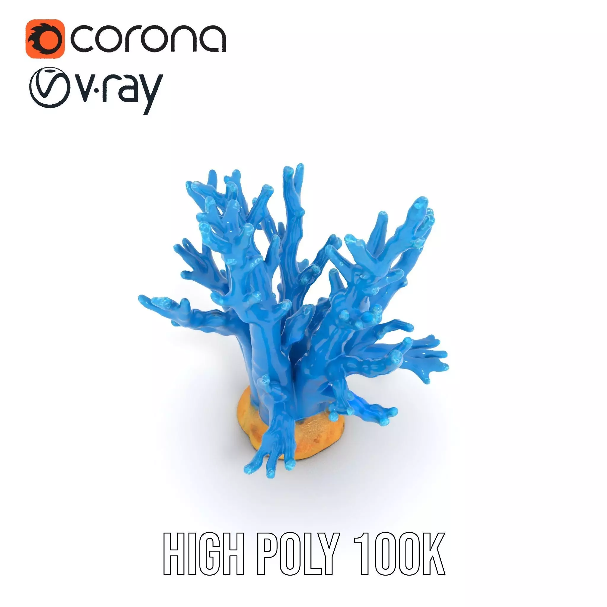 Azure Coral Reef model pack Low-poly 3D model_22