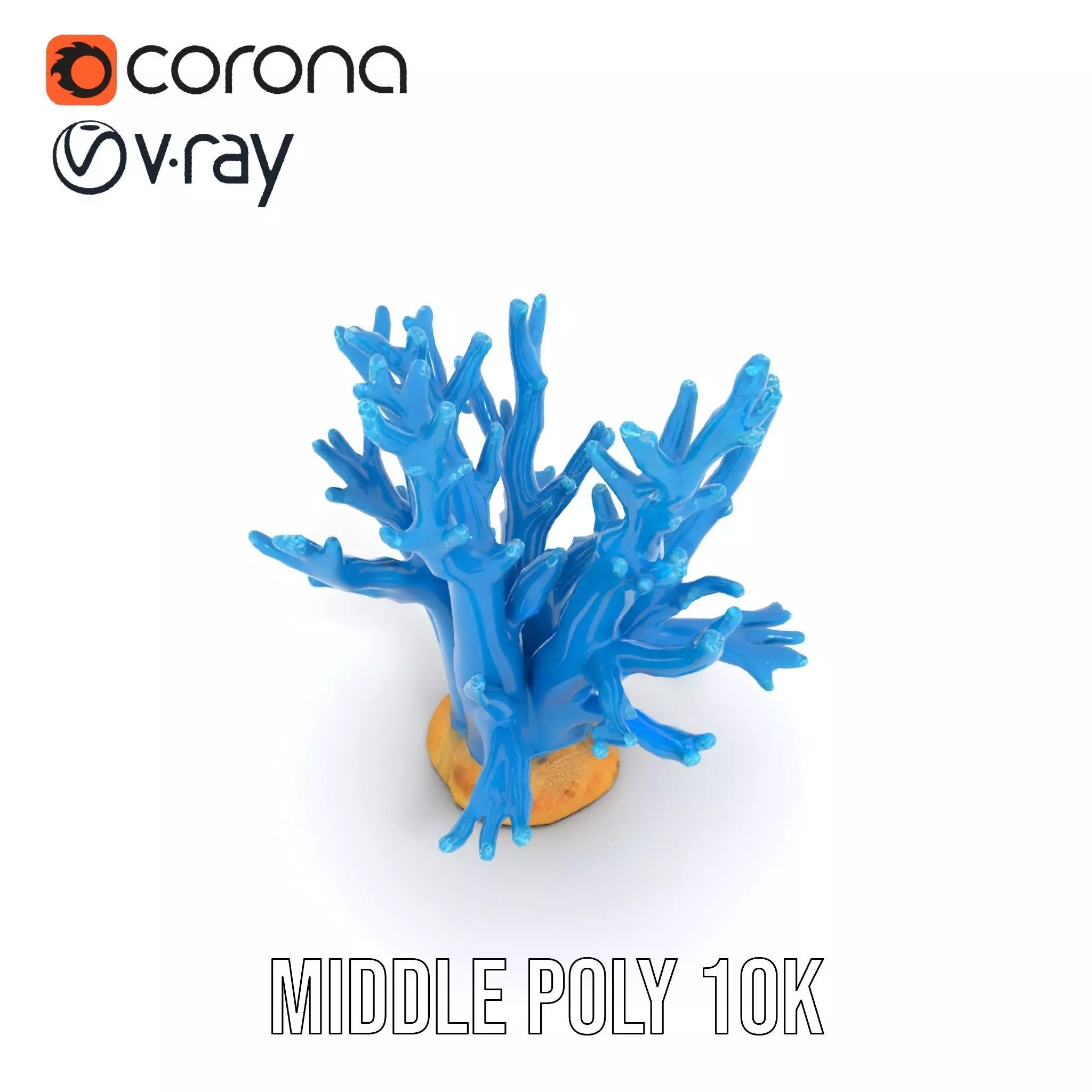 Azure Coral Reef model pack Low-poly 3D model_11