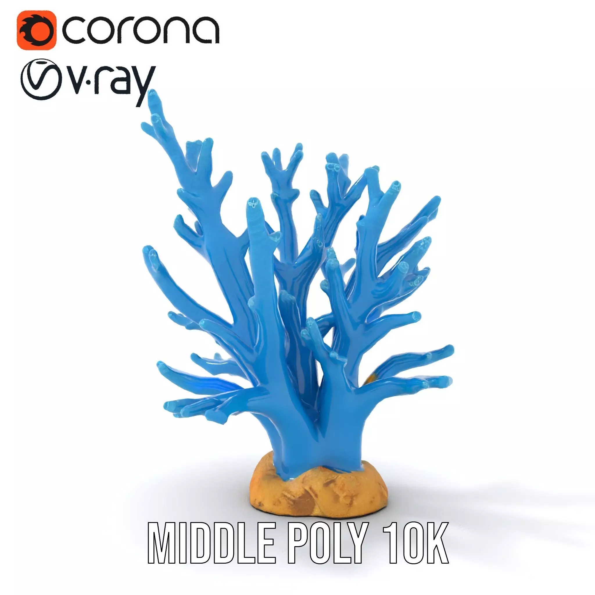 Azure Coral Reef model pack Low-poly 3D model_15