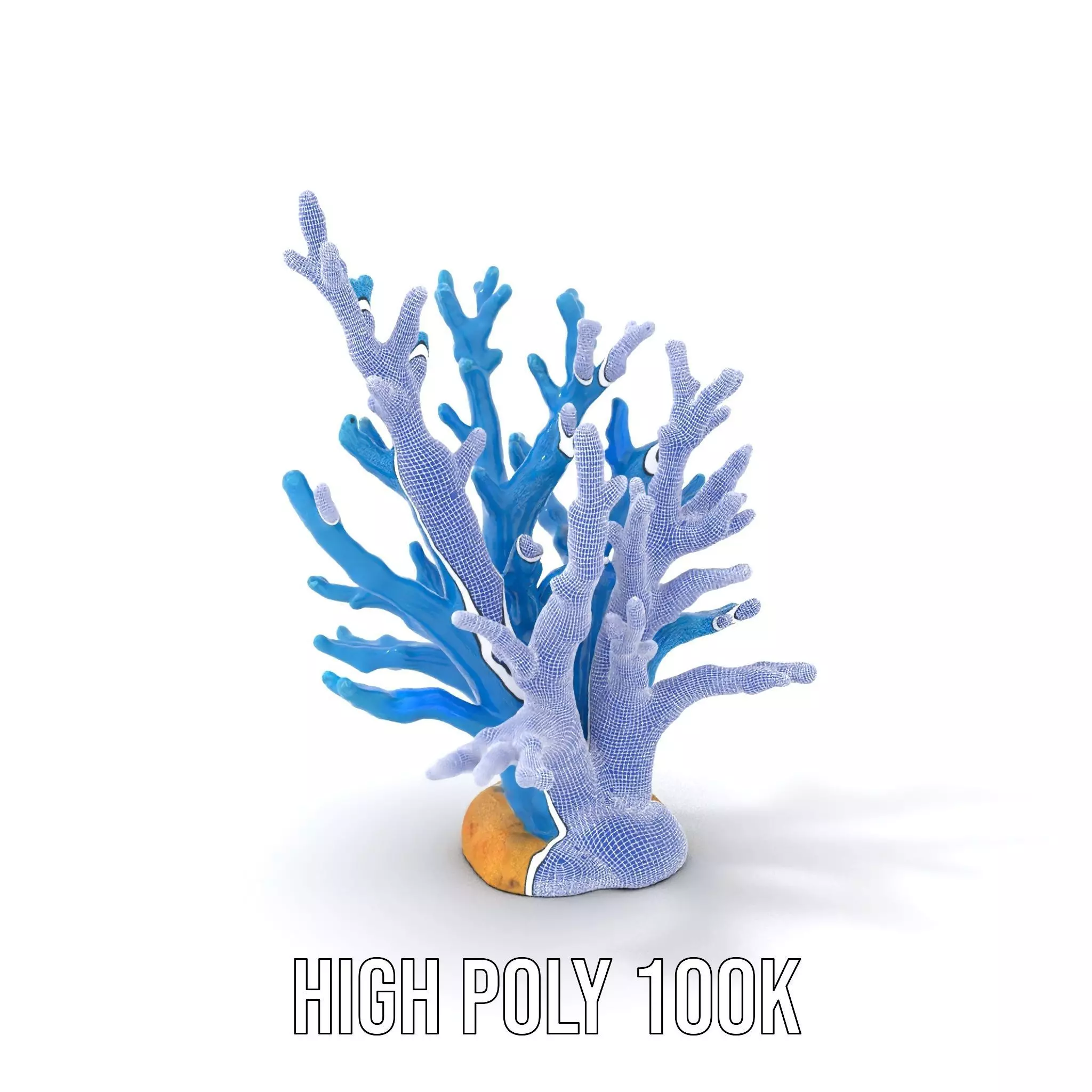 Azure Coral Reef model pack Low-poly 3D model_4