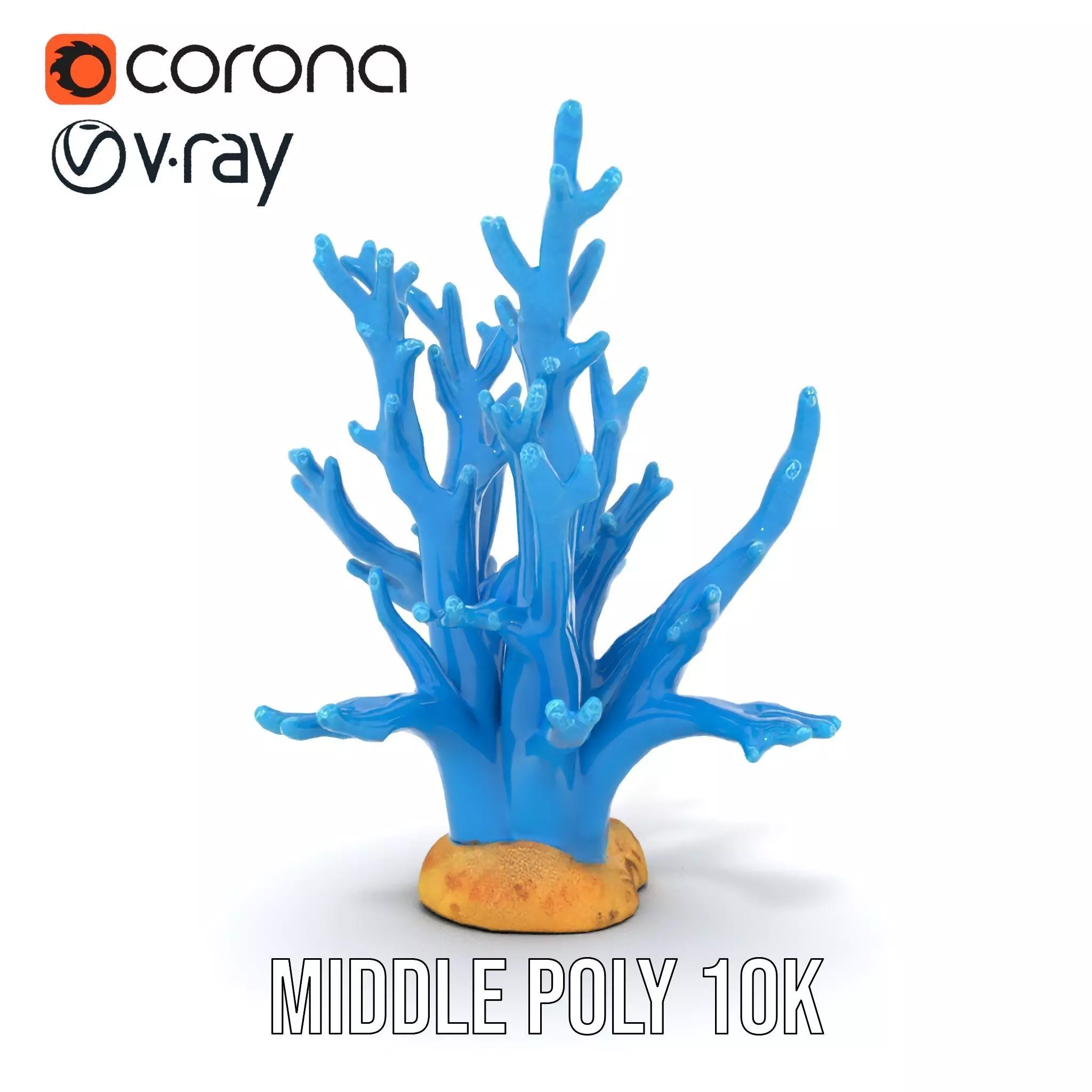 Azure Coral Reef model pack Low-poly 3D model_17