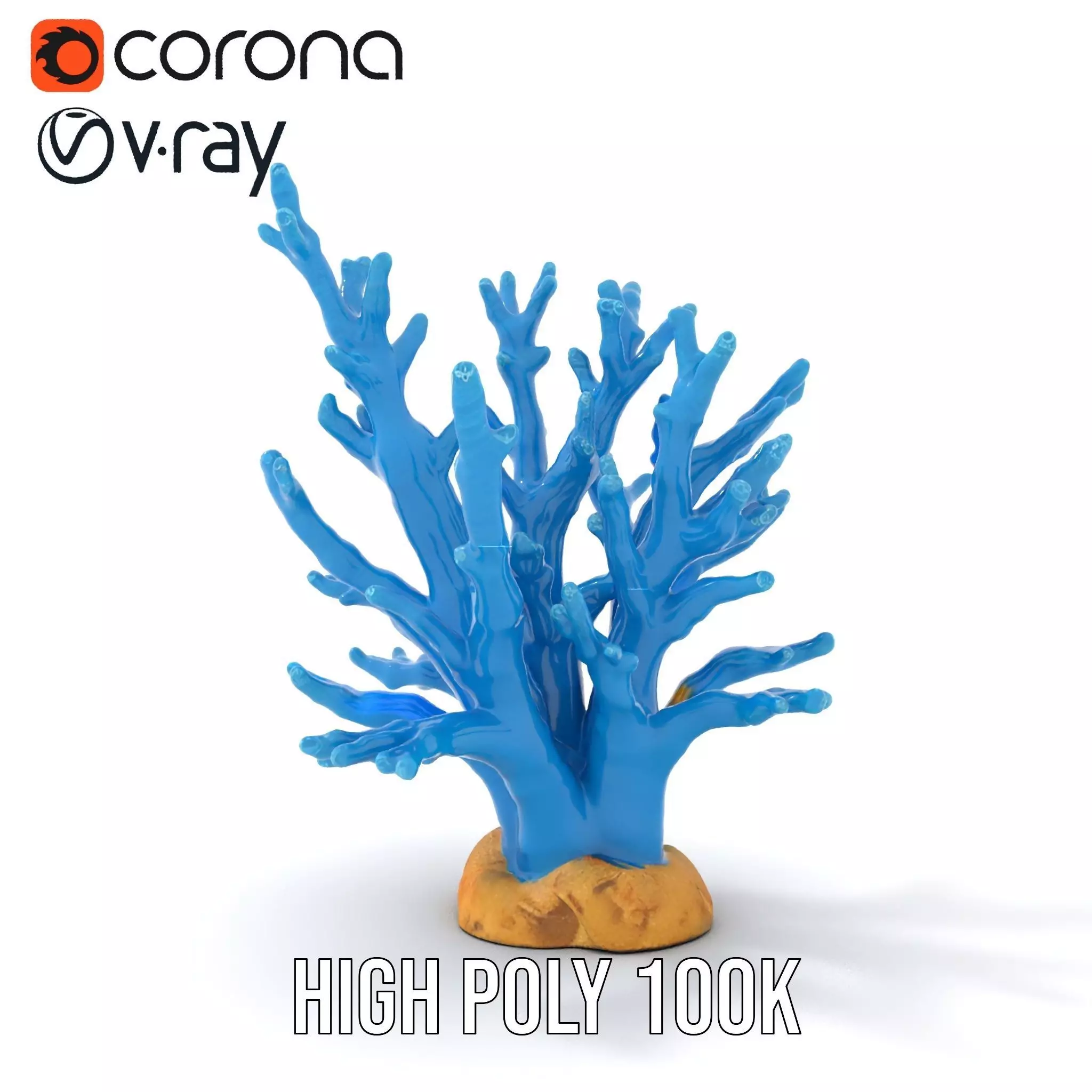 Azure Coral Reef model pack Low-poly 3D model_28