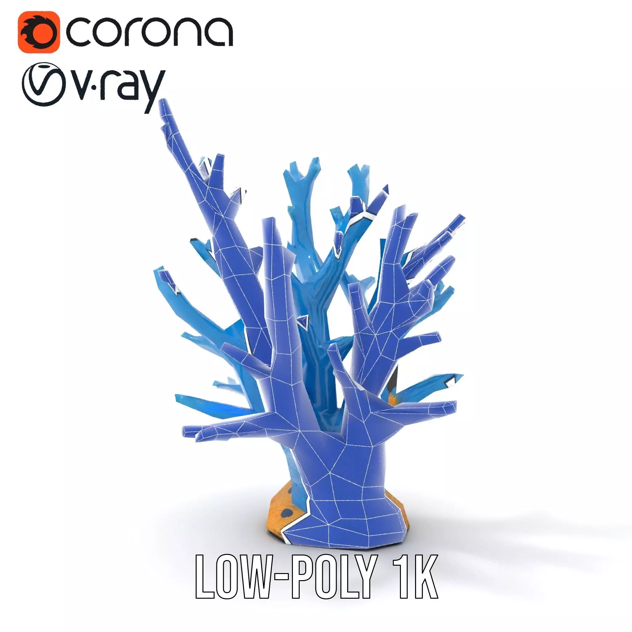 Azure Coral Reef model pack Low-poly 3D model_21