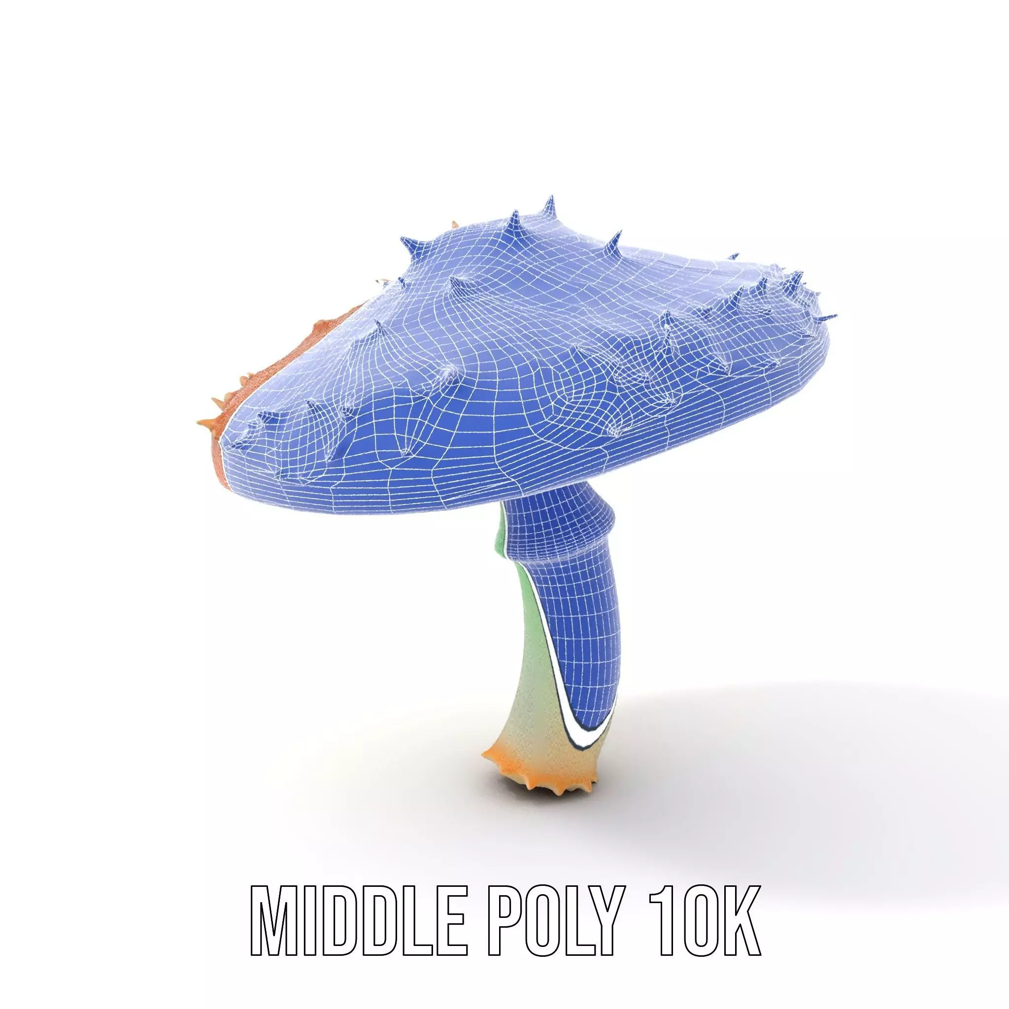 Spiky Mushroom model pack Low-poly 3D model_13