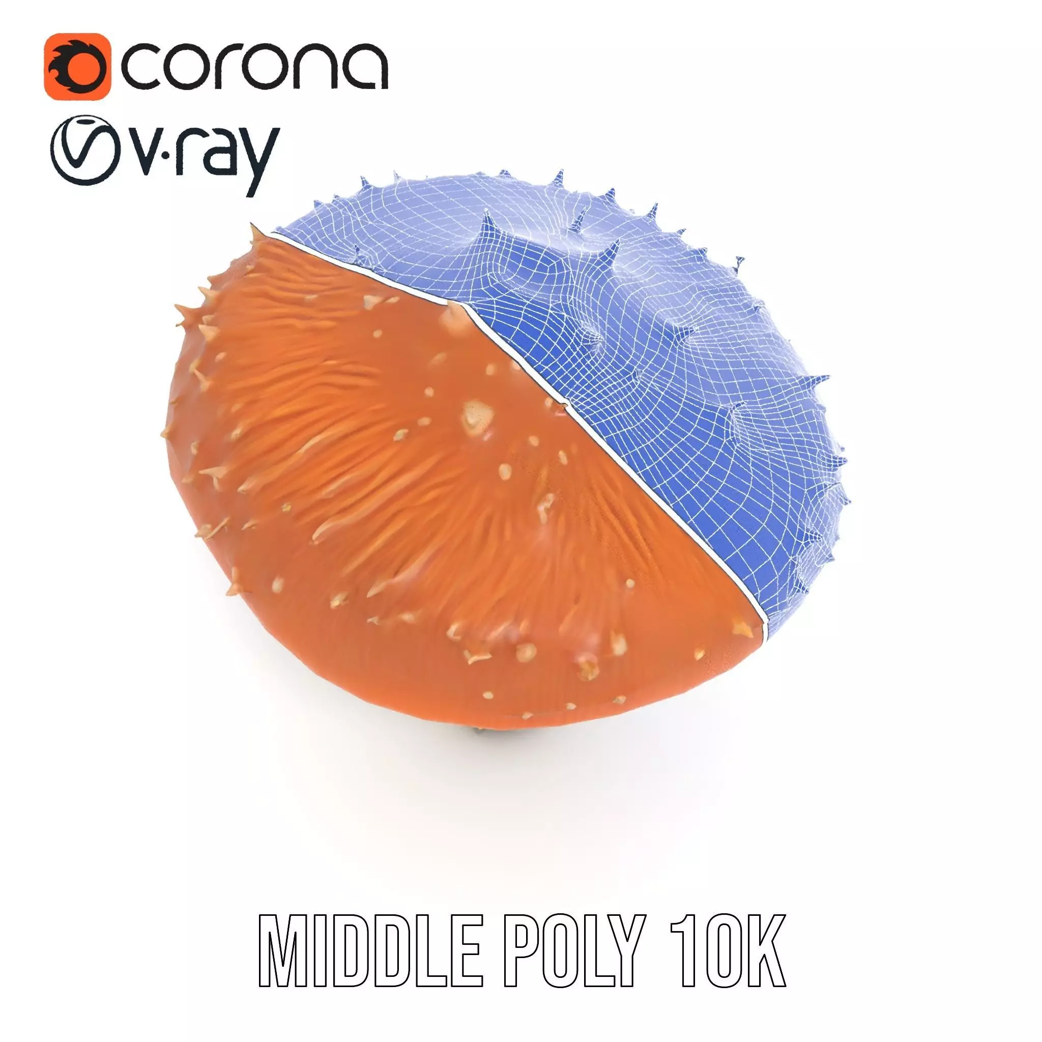 Spiky Mushroom model pack Low-poly 3D model_29