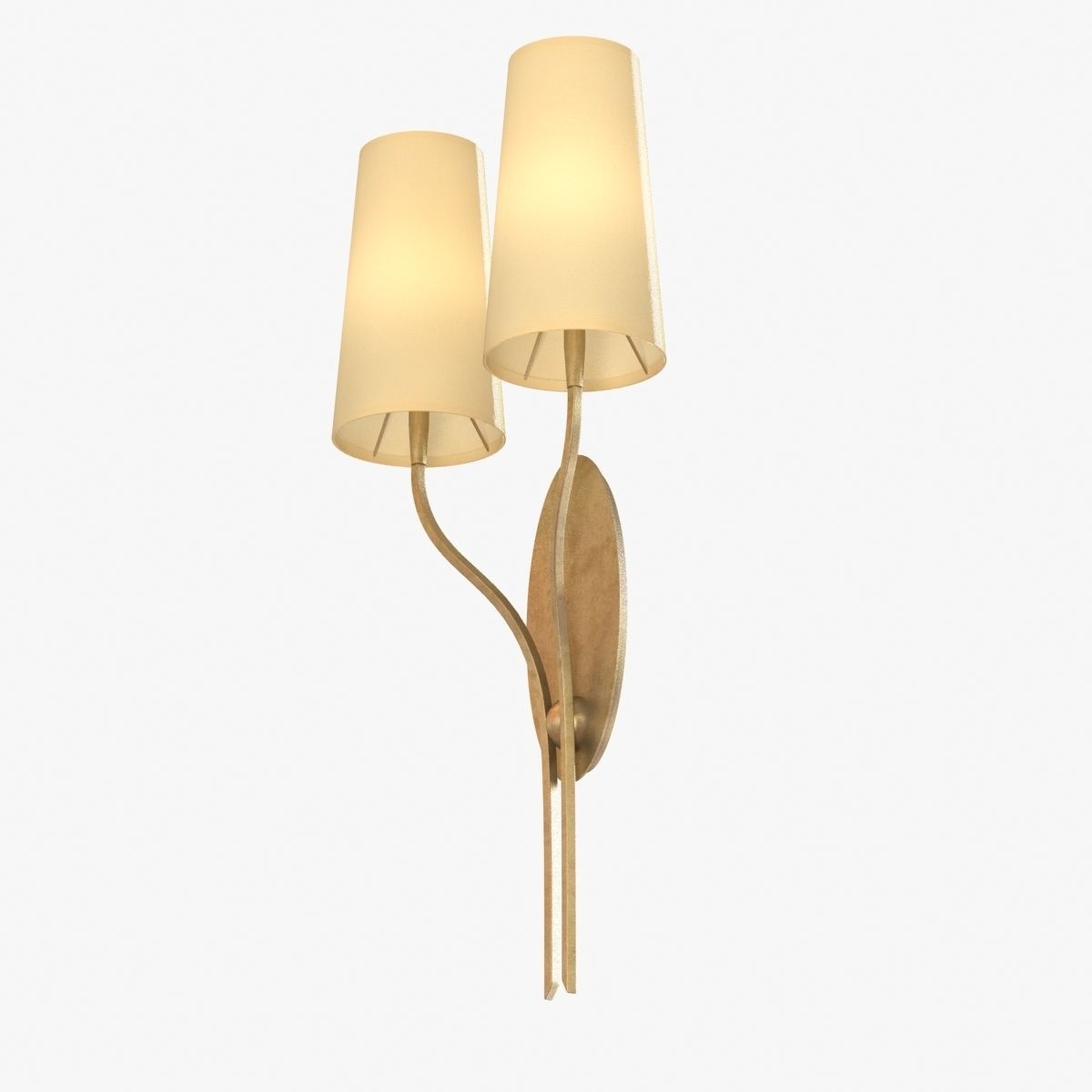 rutland 2 light wall sconce by hudson valley lighting 3d model max