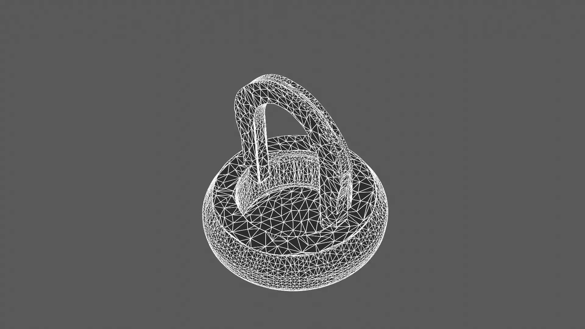 Modern Black Marble Decorative Arch Sculpture 3D model_9