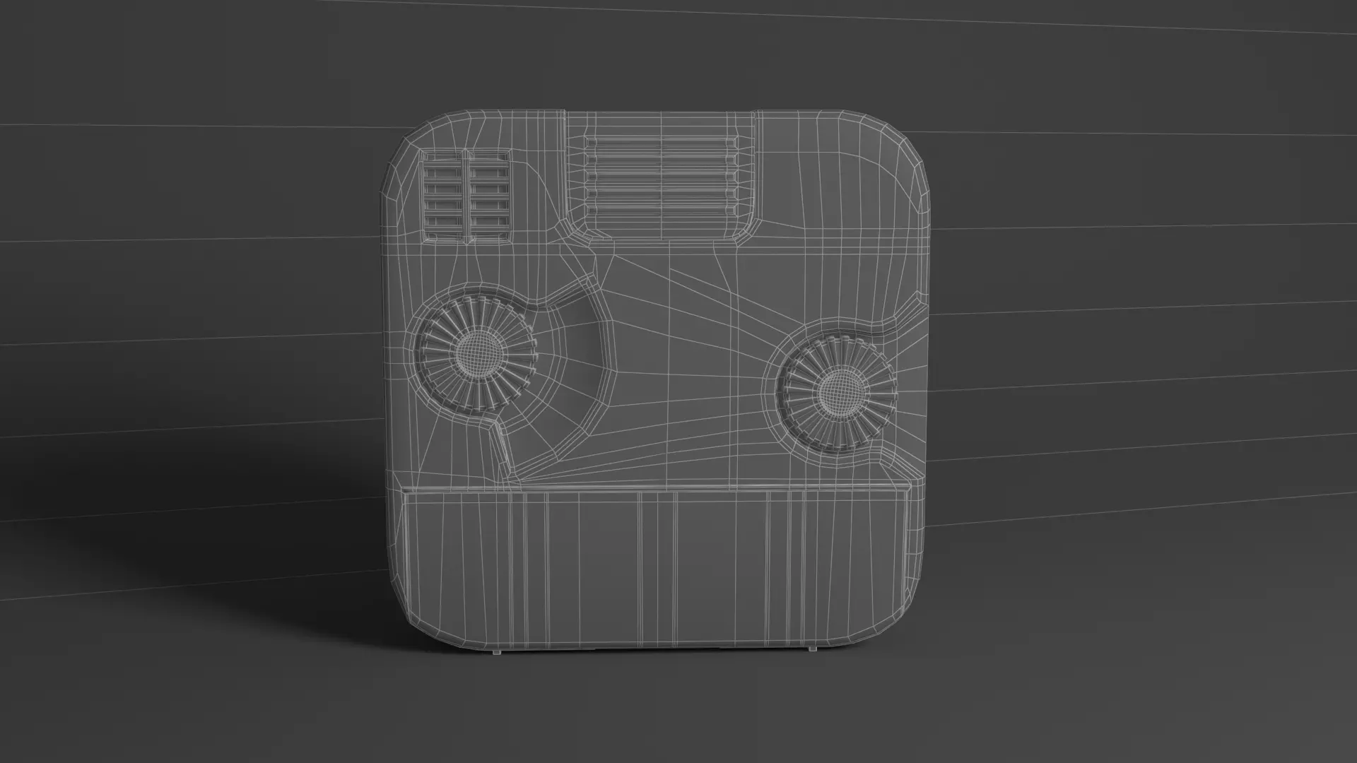 Alarm Casio Clock 3D model_6