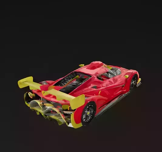 Apollo Project EVO Hypercar 3D model 4