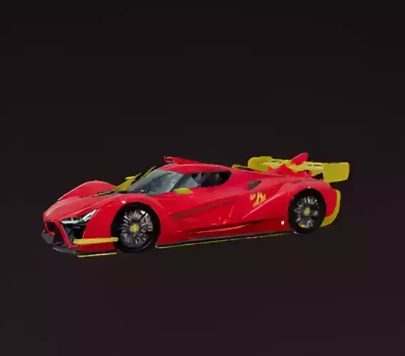 Apollo Project EVO Hypercar 3D model 6