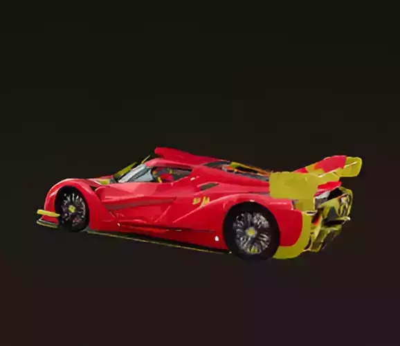 Apollo Project EVO Hypercar 3D model 5
