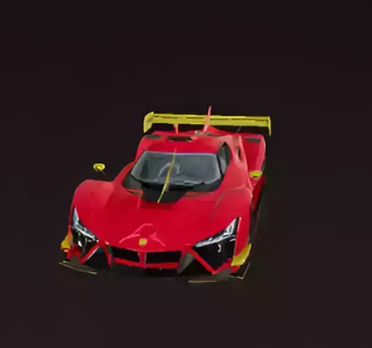 Apollo Project EVO Hypercar 3D model 2