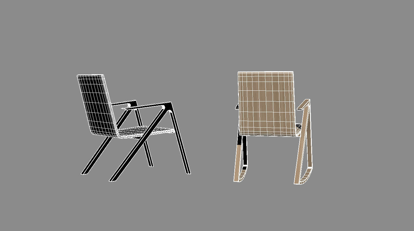 Felix Relax Chair and Rocking Chair by Peruse 3D model_5