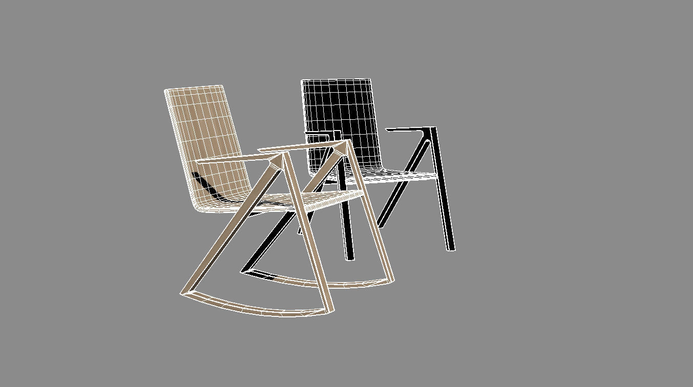 Felix Relax Chair and Rocking Chair by Peruse 3D model_4
