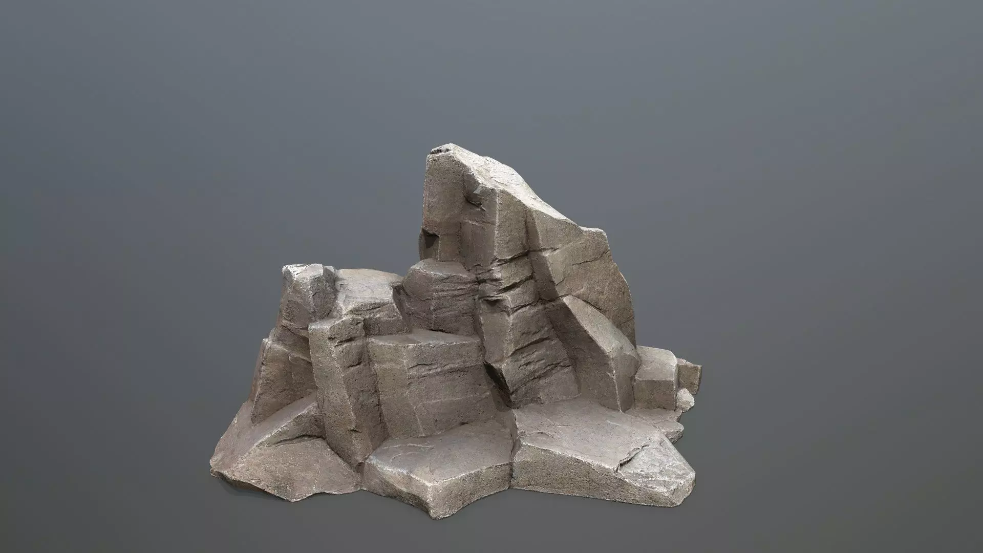 desert rocks  Low-poly 3D model_22