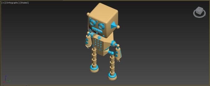 Basic Robot Low-poly 3D model