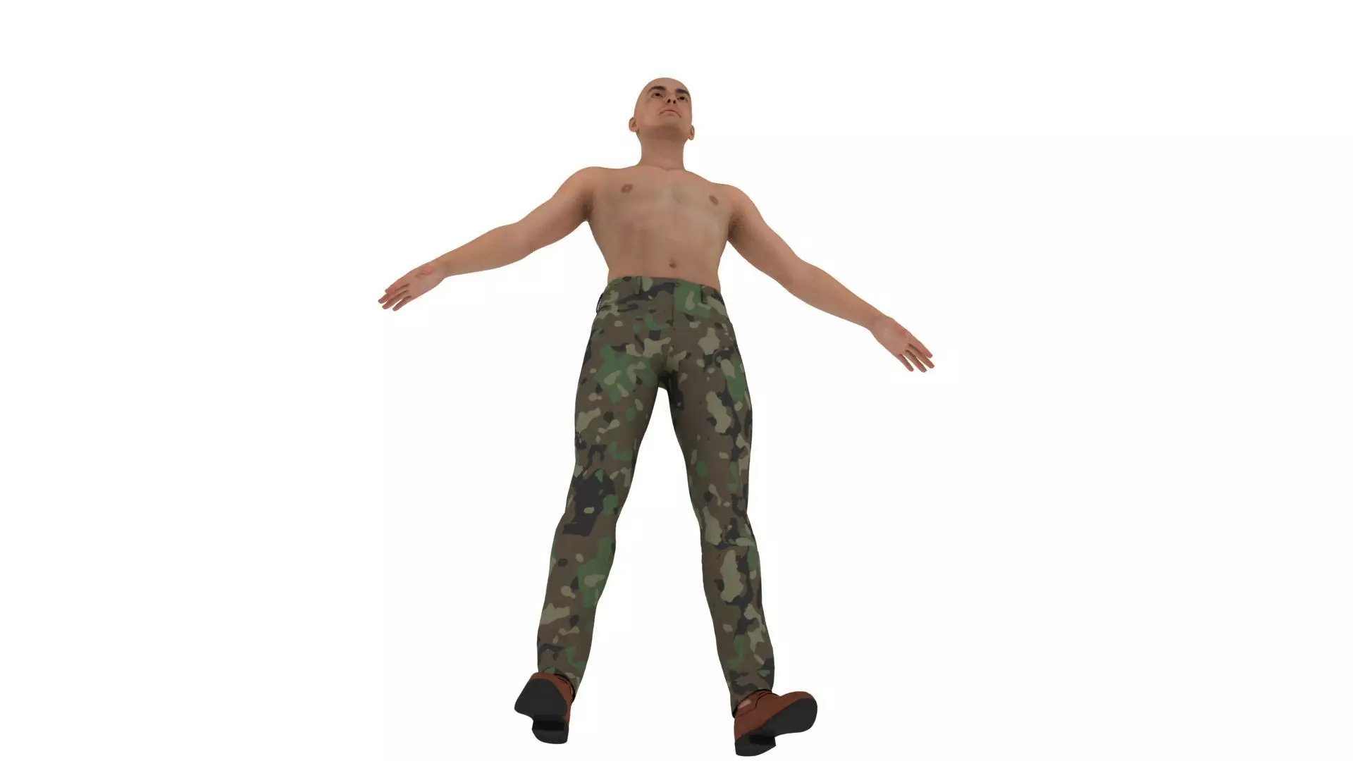 Realistic man 3D model_6