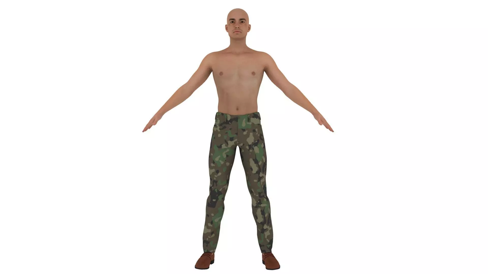 Realistic man 3D model_1