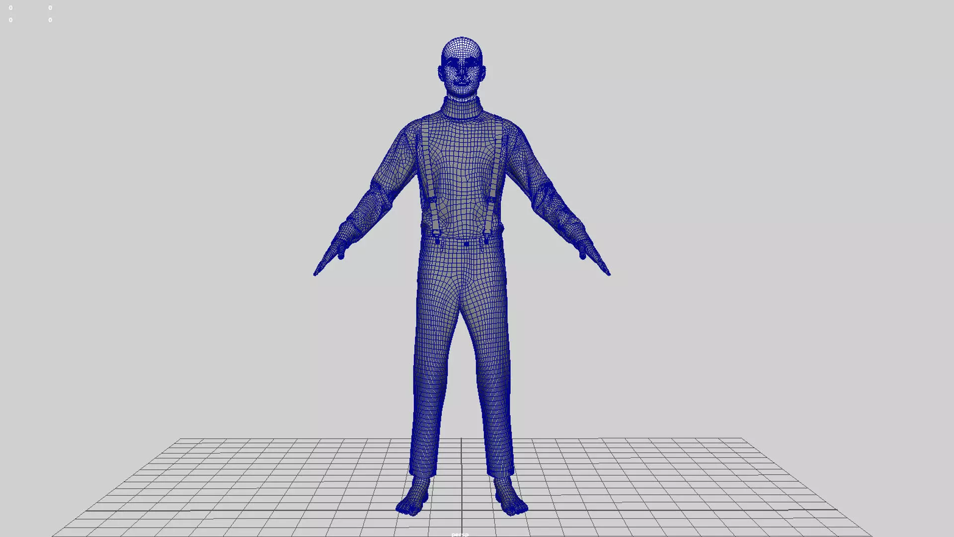 Realistic man 3D model_7