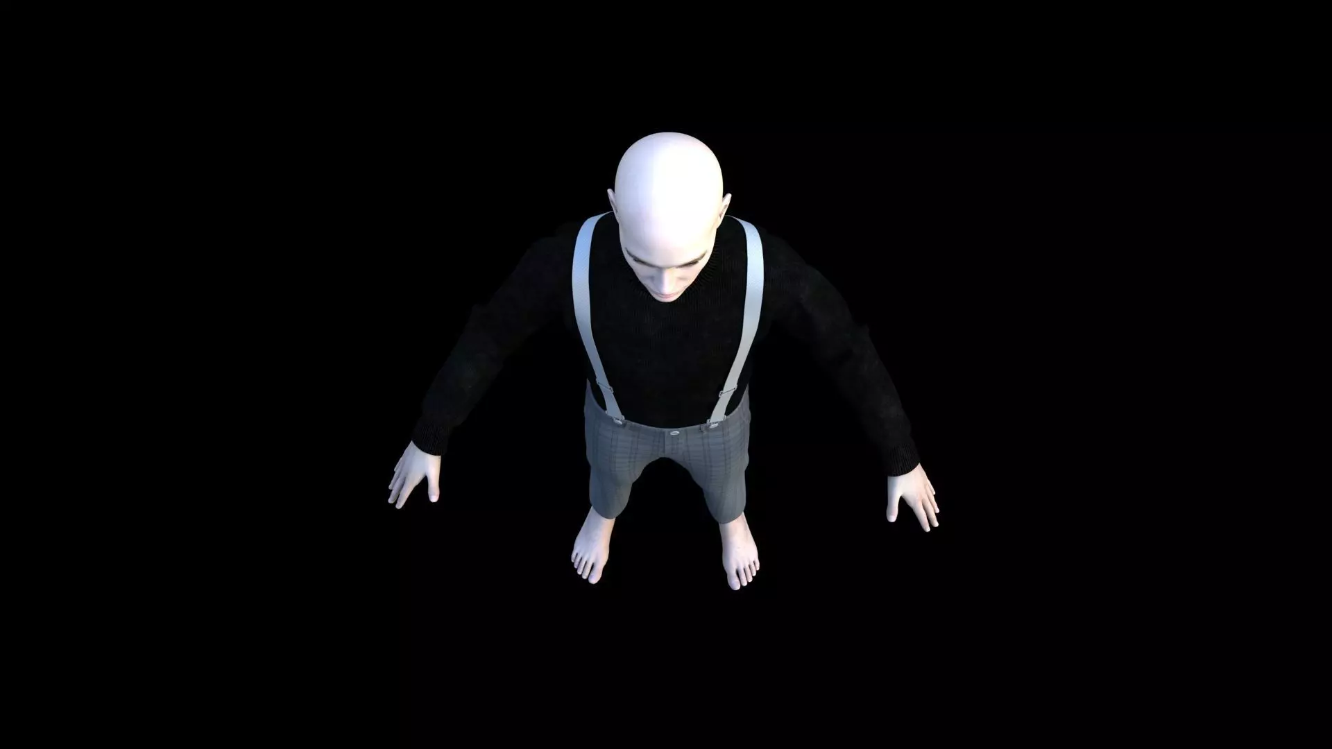 Realistic man 3D model_6