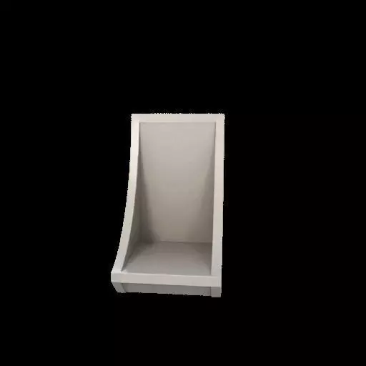 Modern Curved Bookends 3D model_23