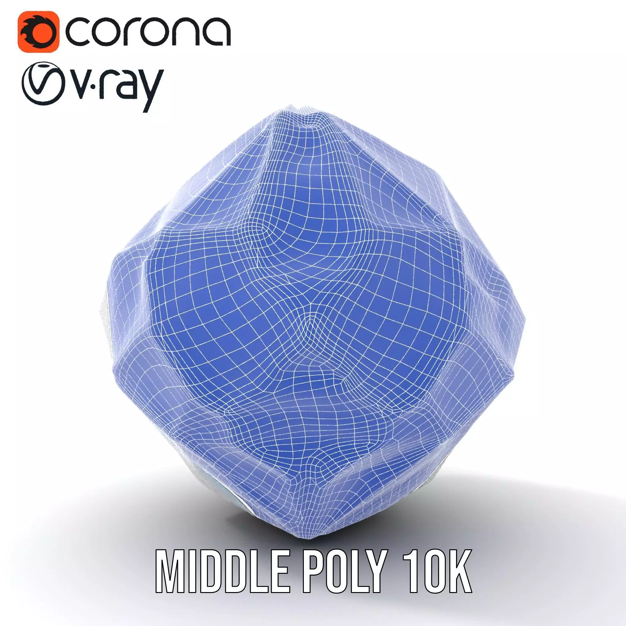 Prismatic Crystal Gem model pack Low-poly 3D model_27