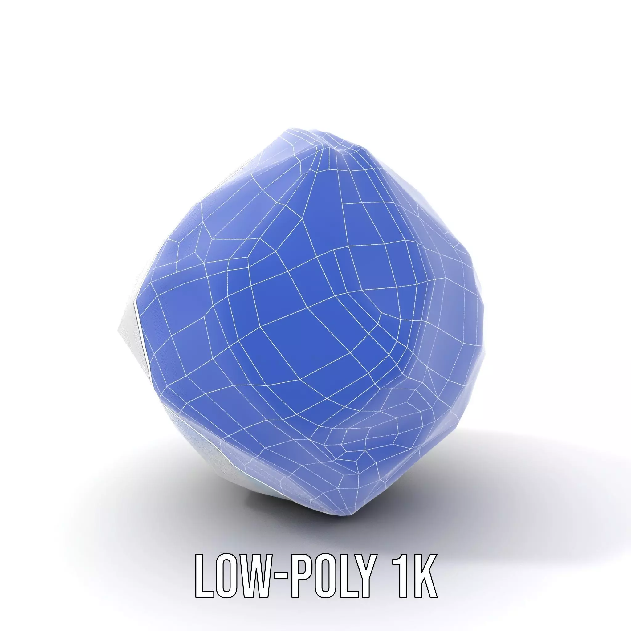 Prismatic Crystal Gem model pack Low-poly 3D model_19