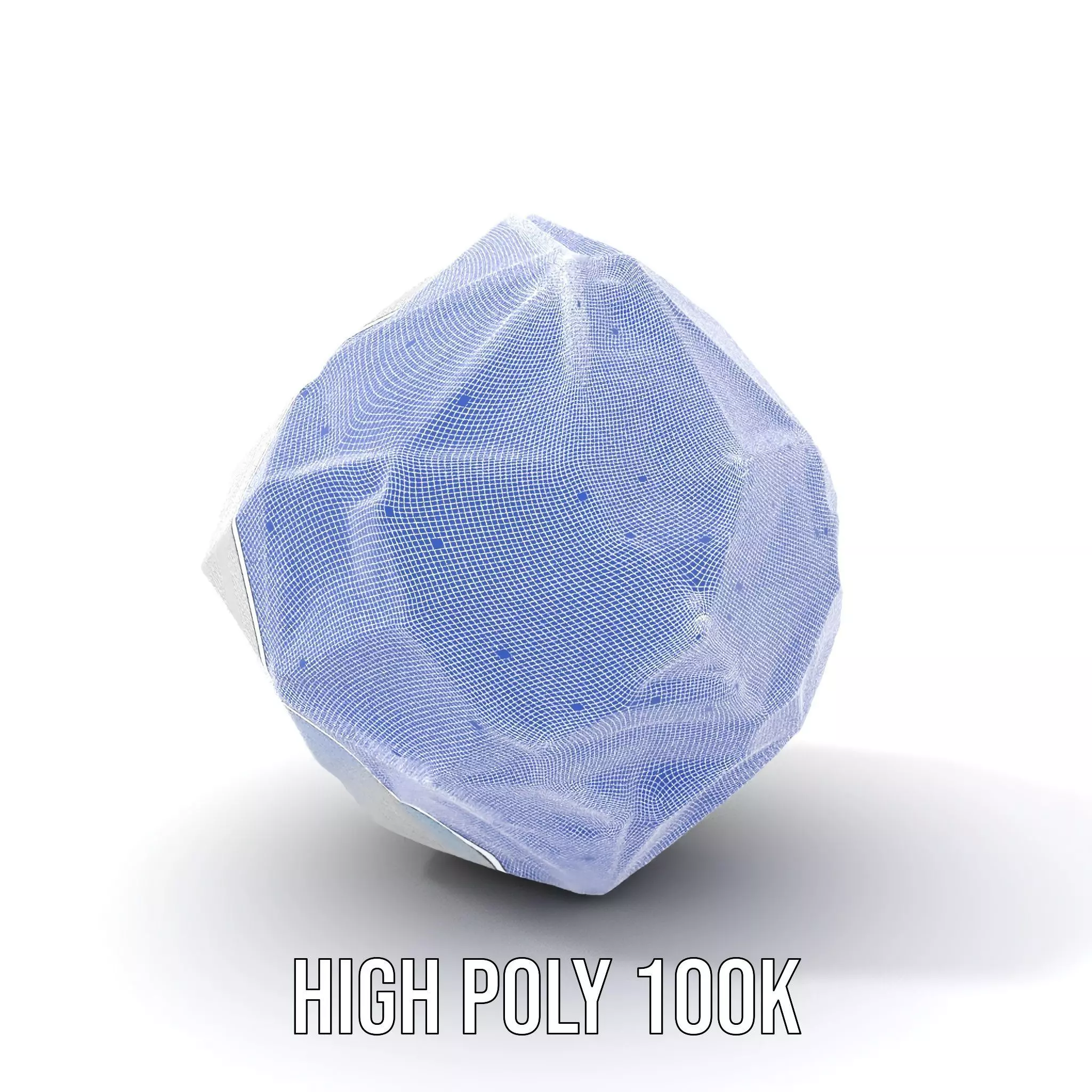 Prismatic Crystal Gem model pack Low-poly 3D model_4