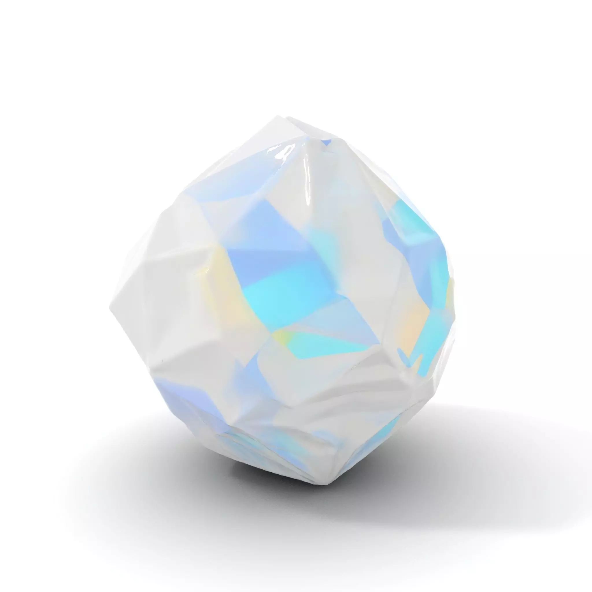 Prismatic Crystal Gem model pack Low-poly 3D model_0