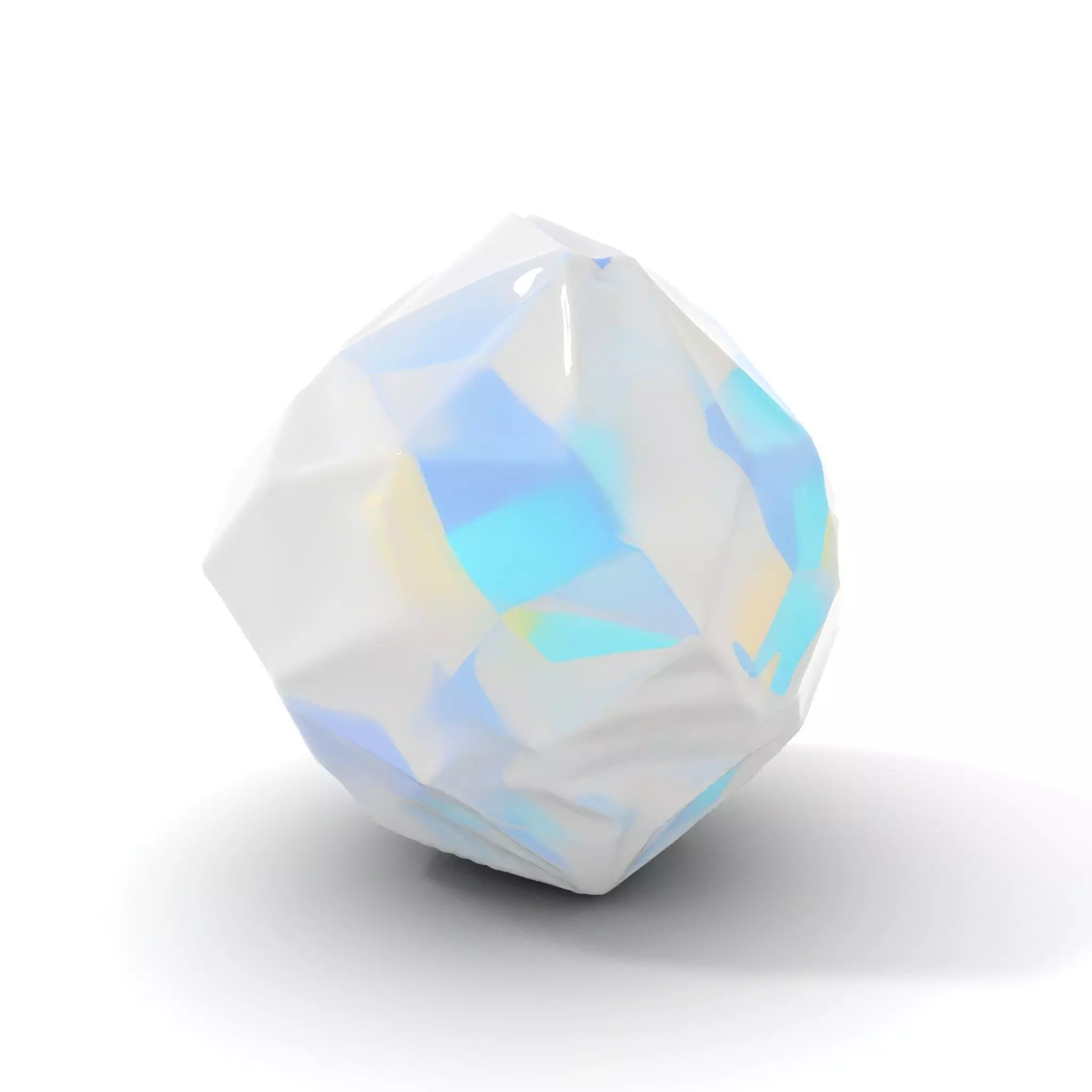 Prismatic Crystal Gem model pack Low-poly 3D model_5