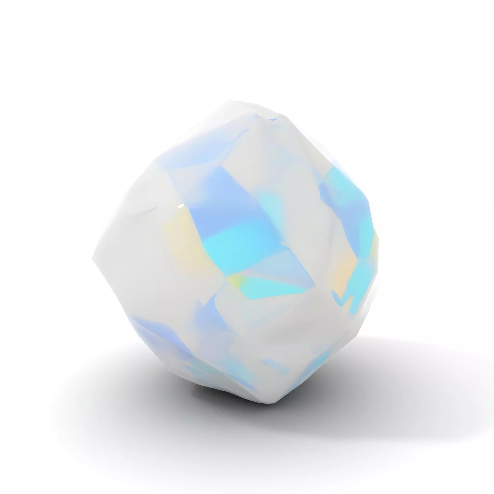 Prismatic Crystal Gem model pack Low-poly 3D model_7