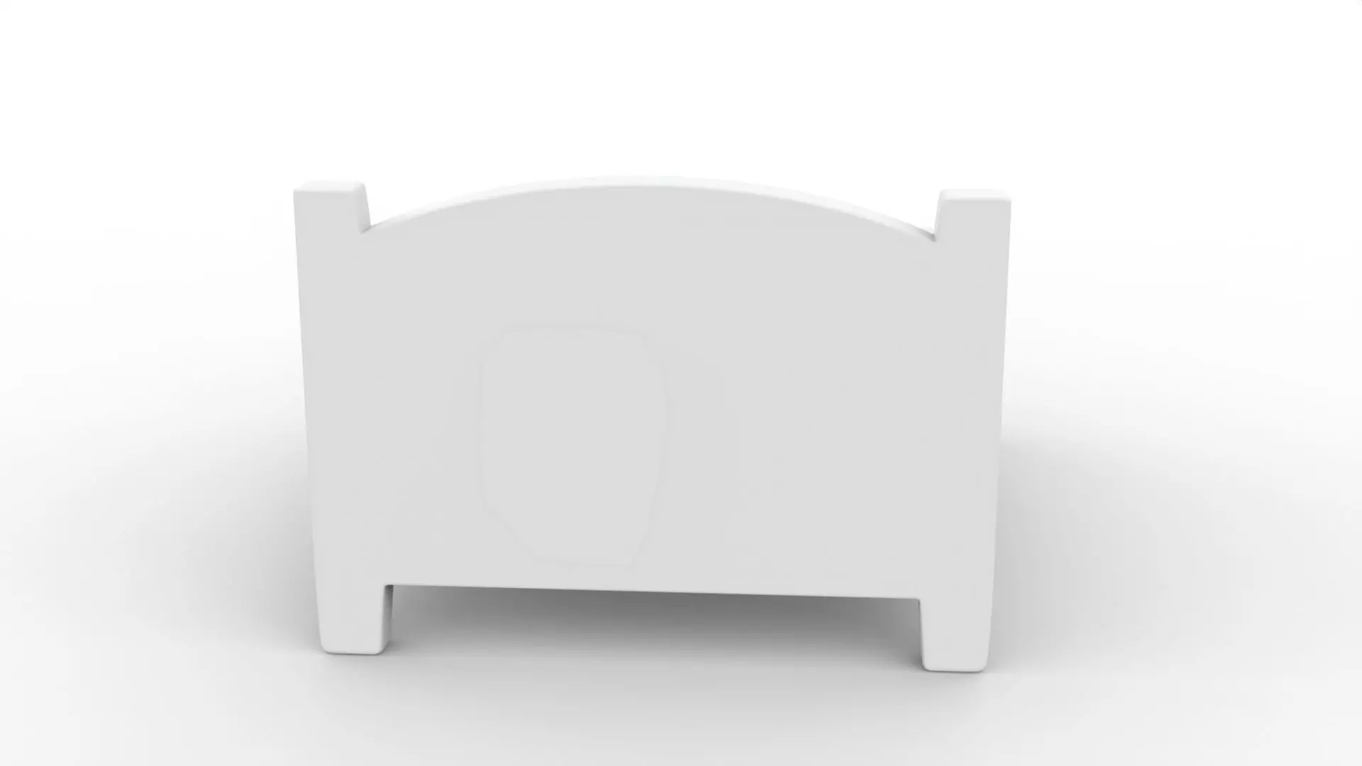 Low-Poly Bed 3D Printable 3D print model_4