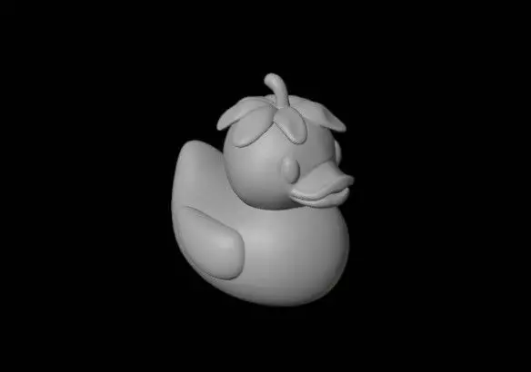 Strawberry Quack 3D print model_1