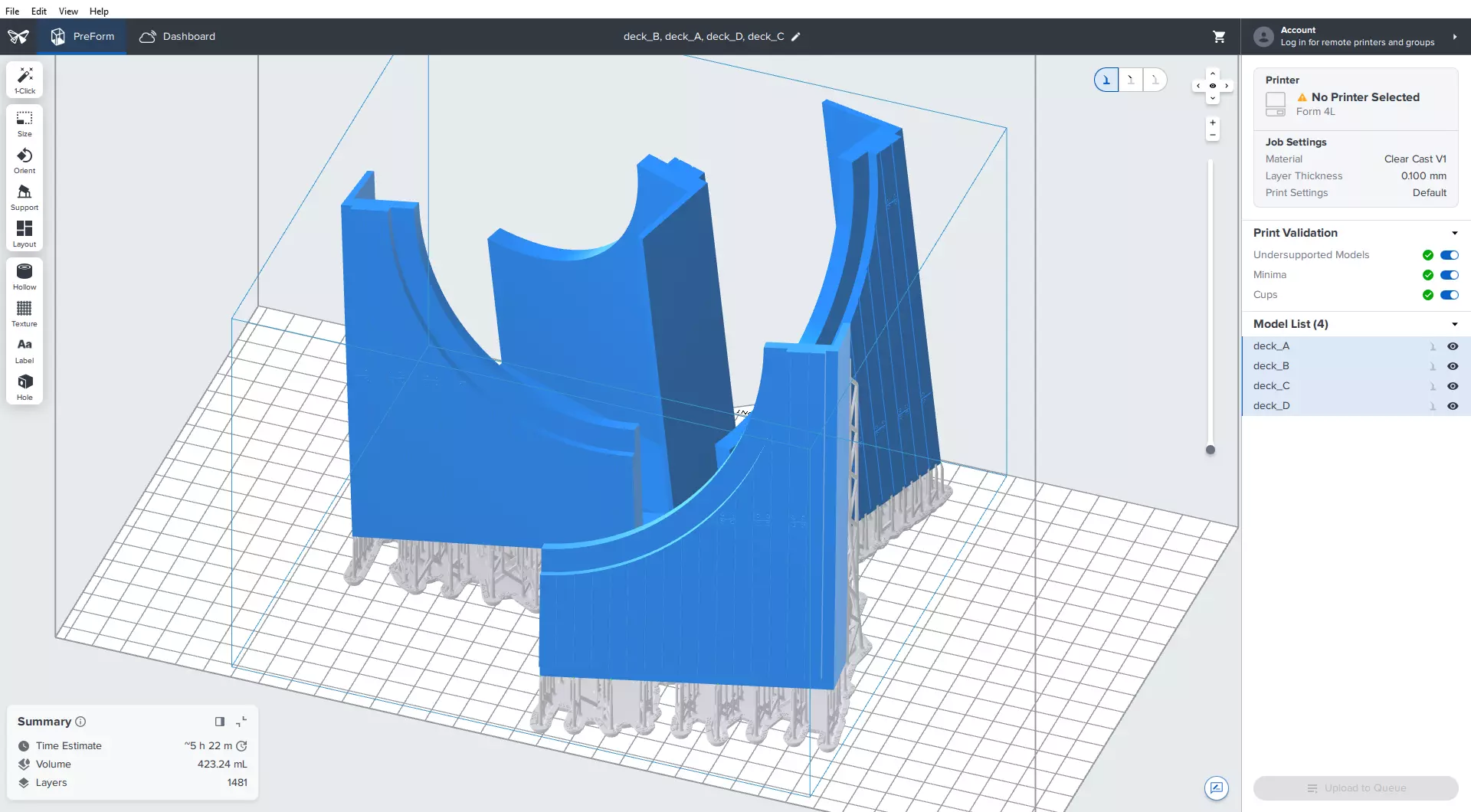 360mm Mark III quadruple turret - Personal license - 1-72 scale 3D print model_22