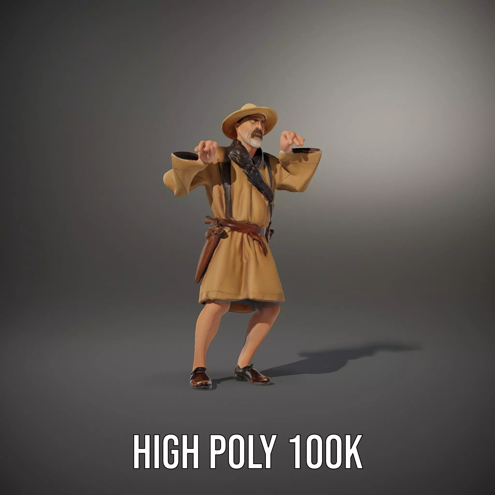 Adventurer Explorer model pack Low-poly 3D model_20