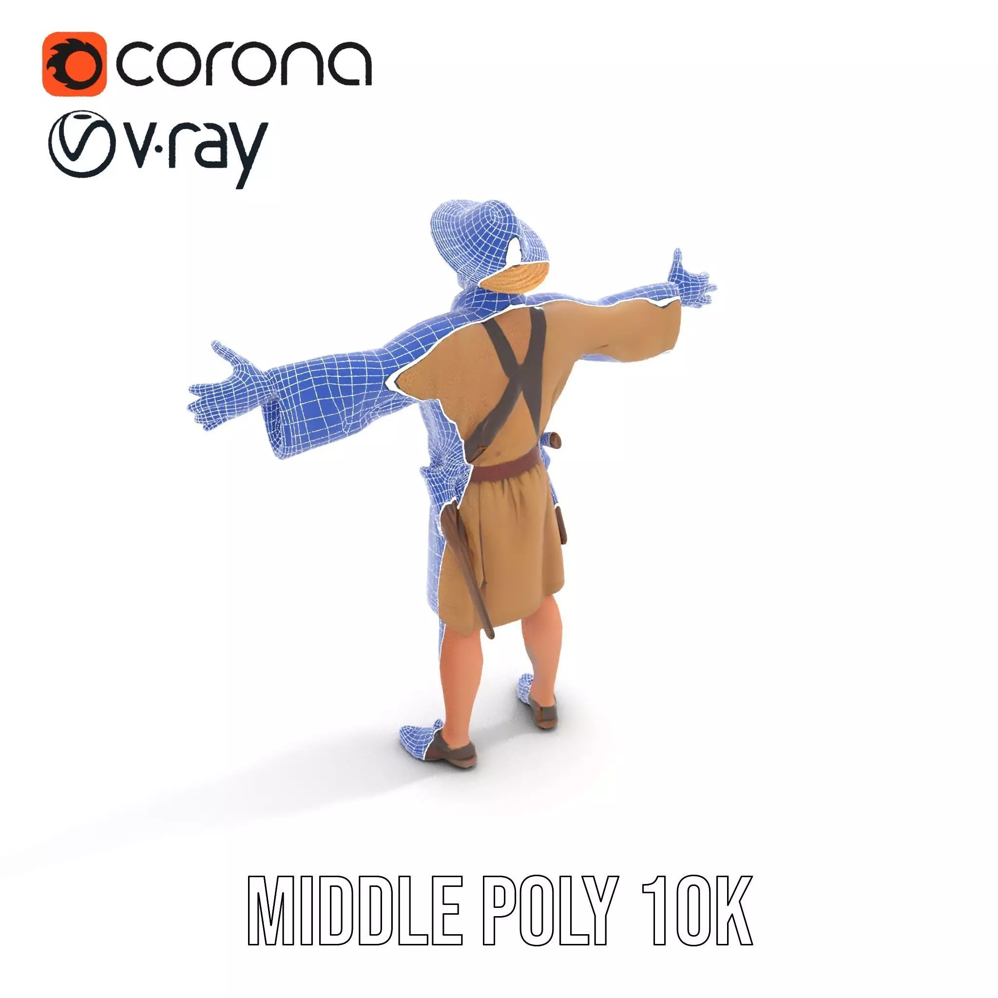 Adventurer Explorer model pack Low-poly 3D model_27