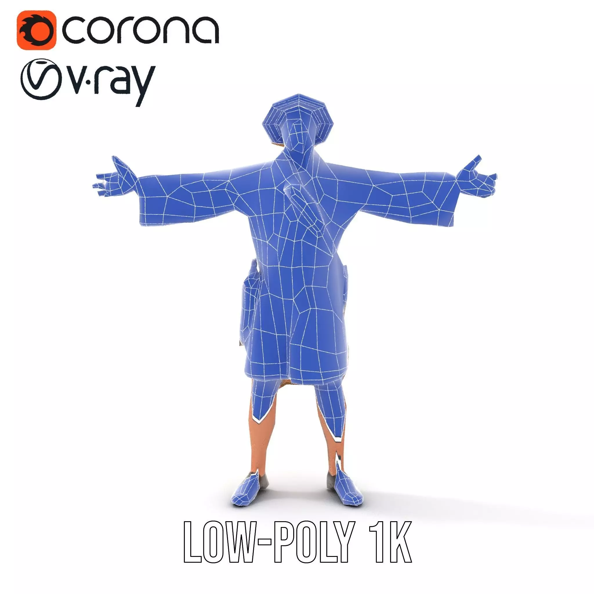 Adventurer Explorer model pack Low-poly 3D model_22