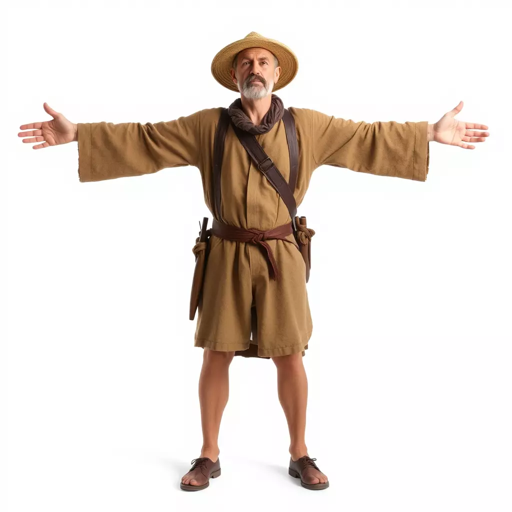 Adventurer Explorer model pack Low-poly 3D model_2