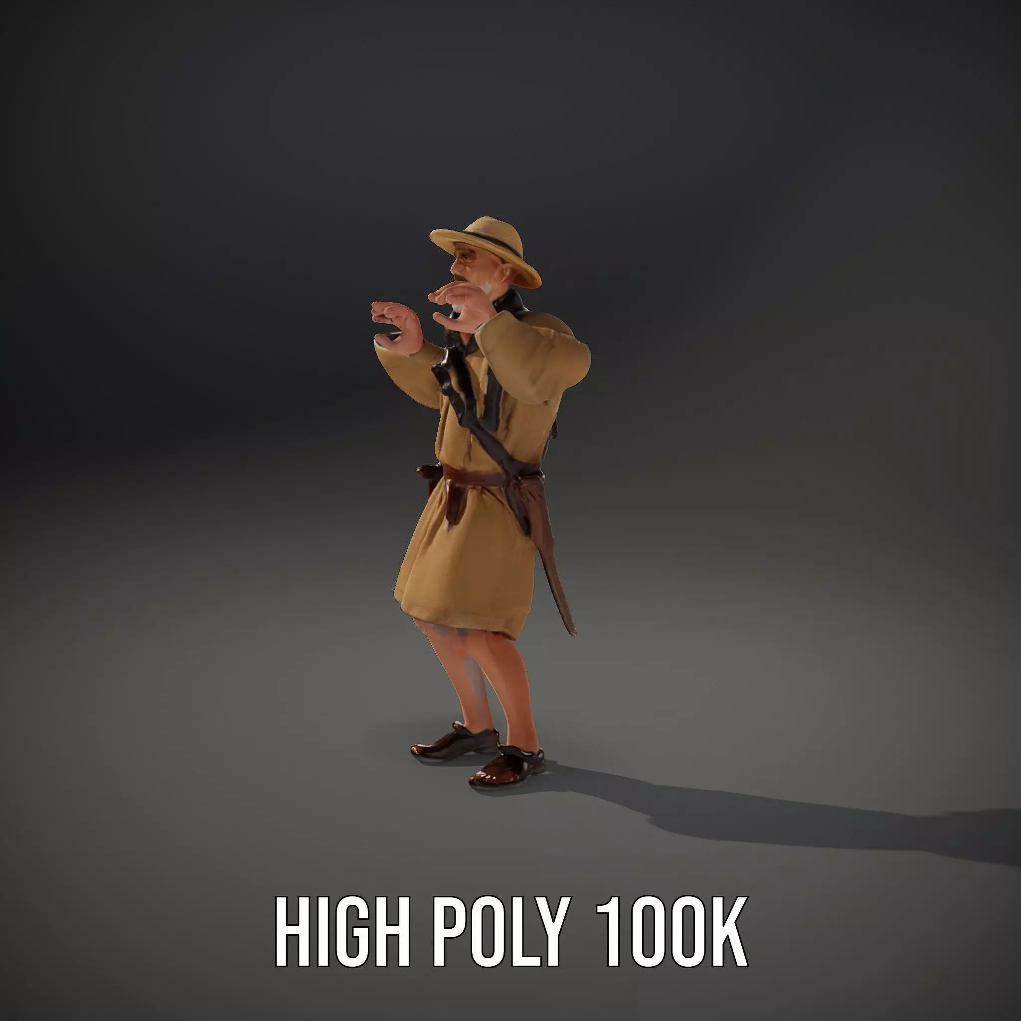 Adventurer Explorer model pack Low-poly 3D model_31