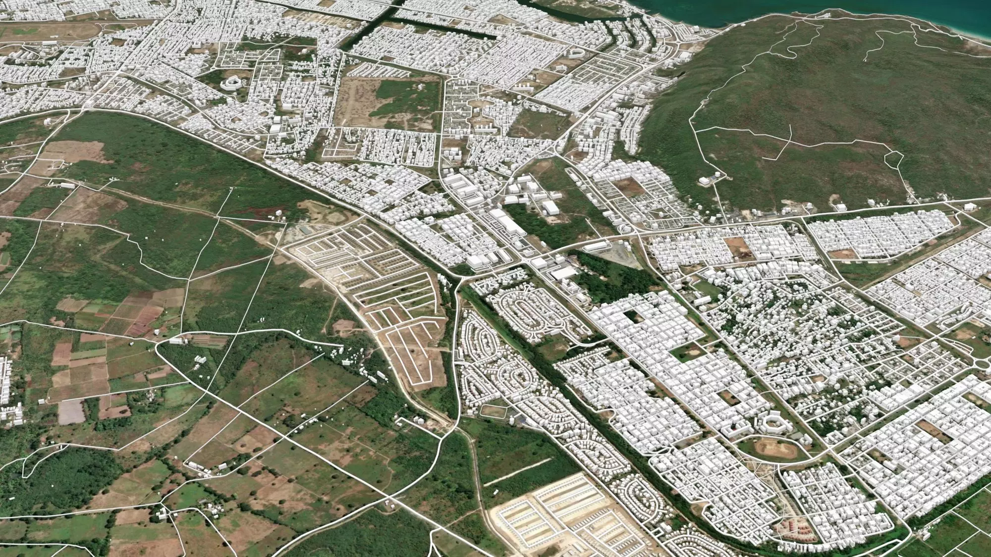 Cityscape Portmore Jamaica 3D model_8