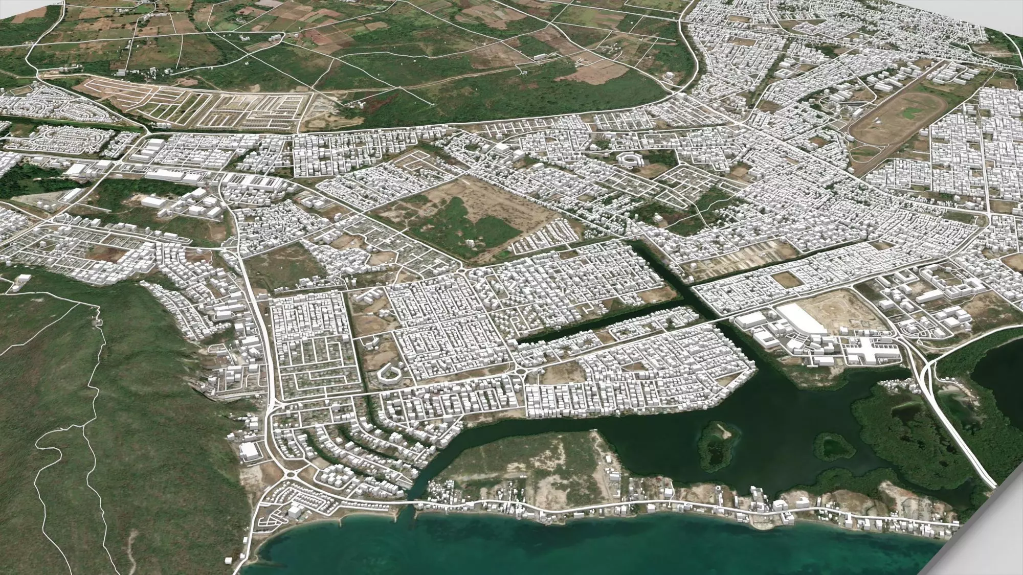 Cityscape Portmore Jamaica 3D model_6