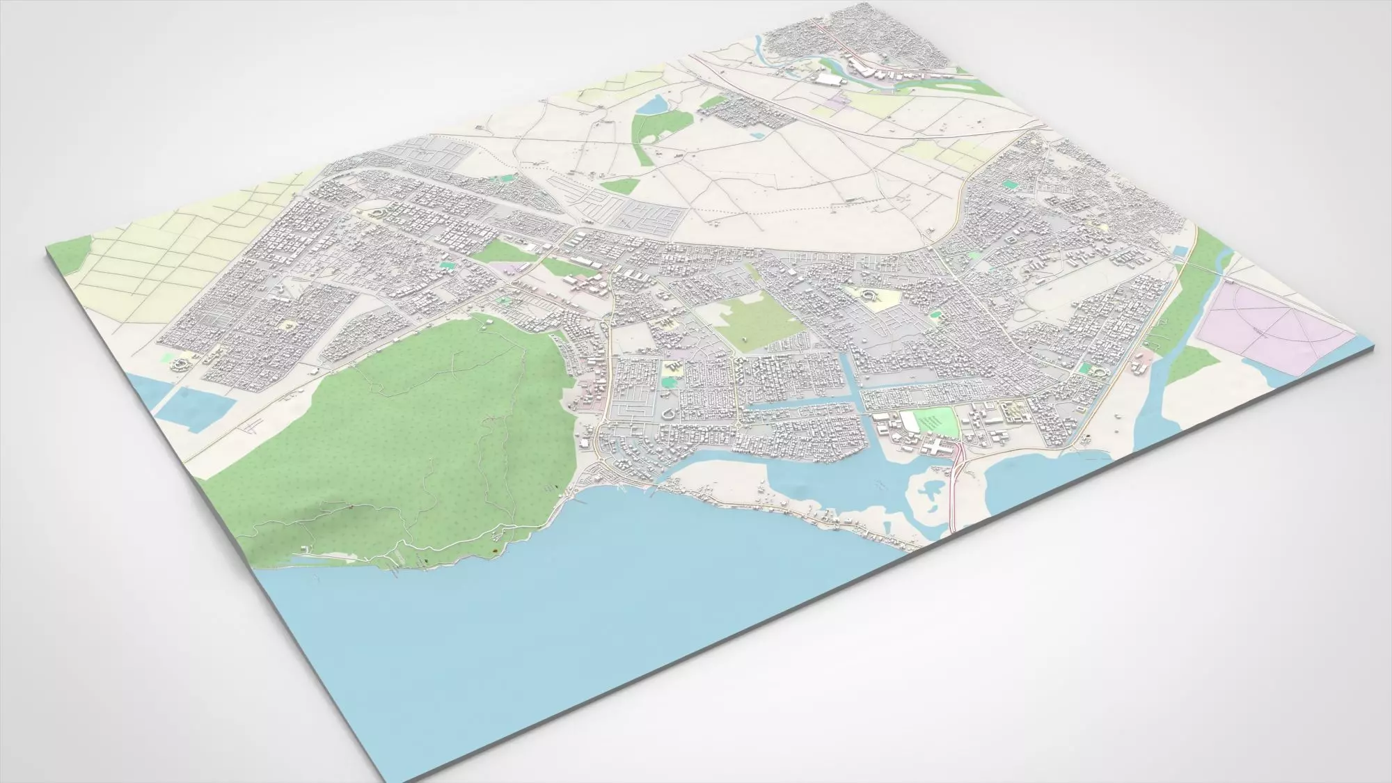 Cityscape Portmore Jamaica 3D model_9