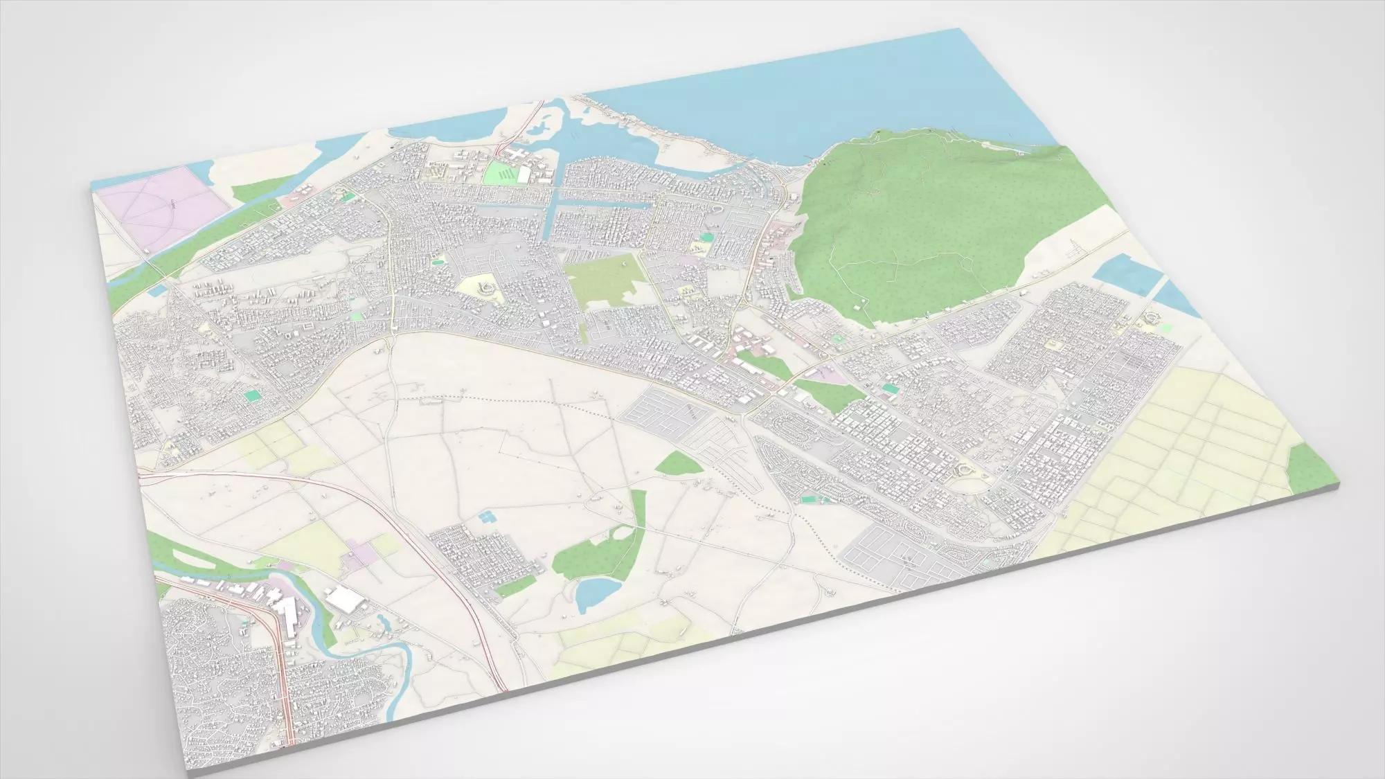 Cityscape Portmore Jamaica 3D model_7