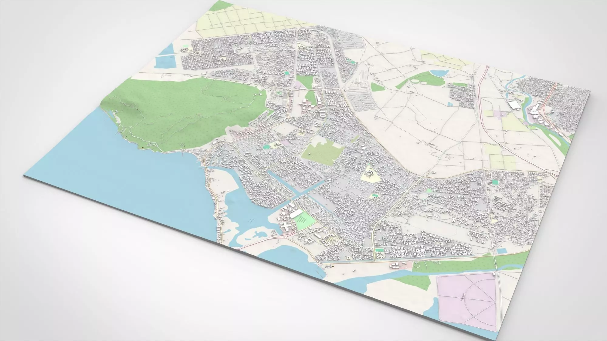 Cityscape Portmore Jamaica 3D model_3